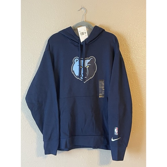 Men's 2XL NWT Memphis Grizzlies Fanatics Primary Logo‎ Hoodie Navy